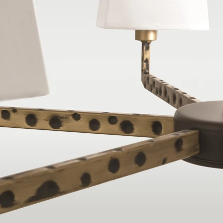 Lampa wisząca STOCKHOLM złota P06636BK AU - Cosmo Light